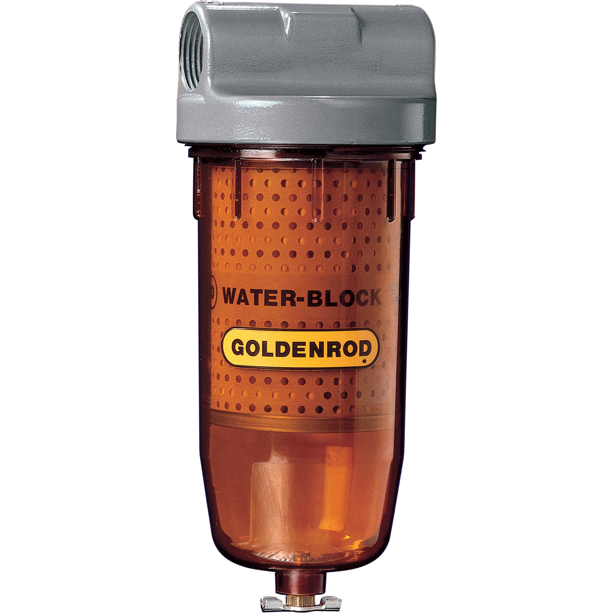 Goldenrod Water-Block Fuel Filter — 3/4in. Fittings, Model# 496-3/4